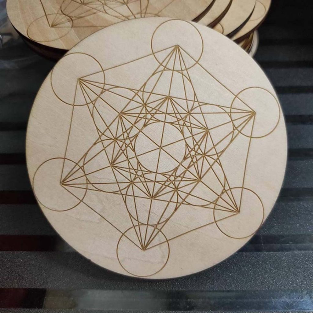 gravura CNC cercuri